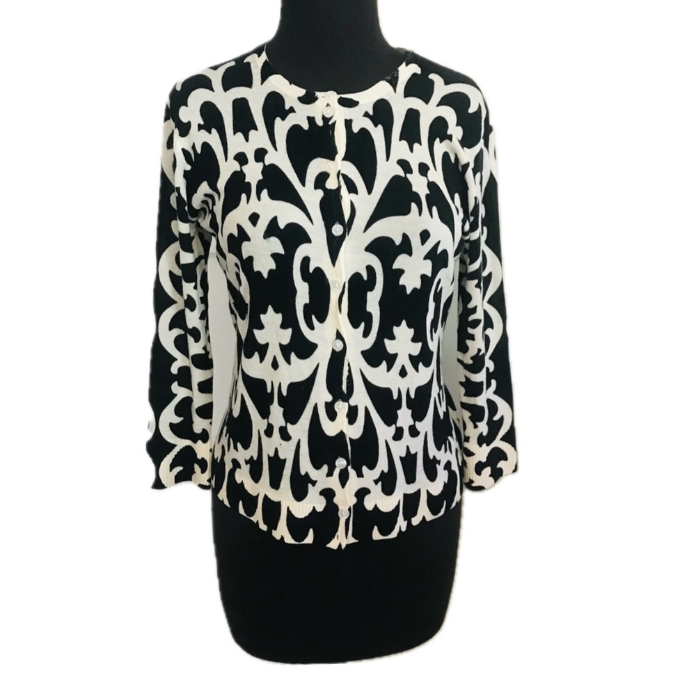 Vintage J. Crew Sweater with Mother of Pearl Buttons - Picture 2 of 8